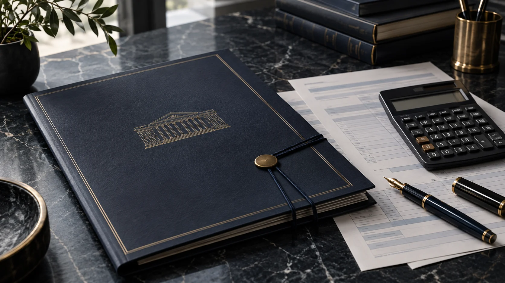 Administrative and tax documents prepared for review and challenge