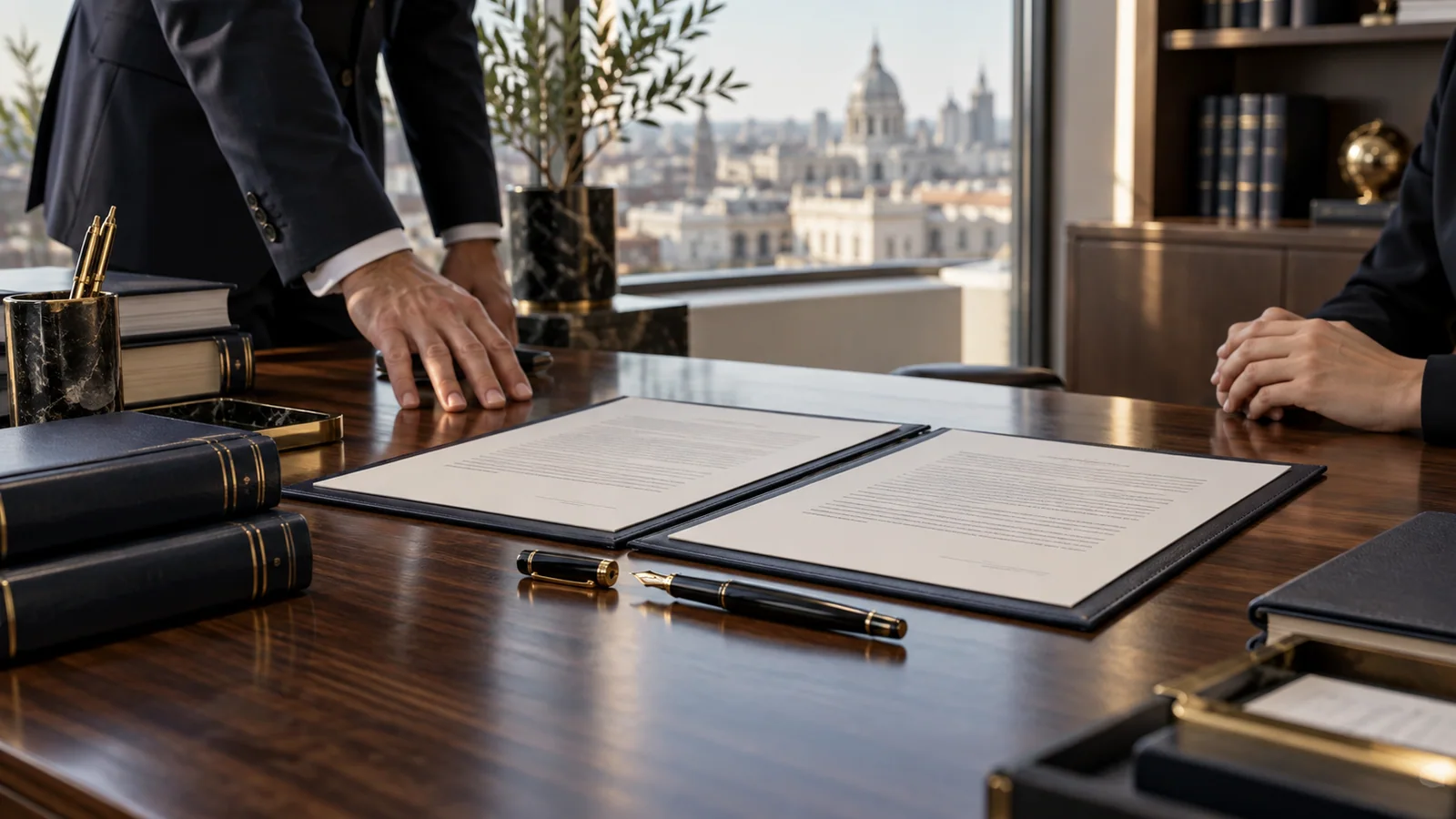 Contract documents prepared for drafting, negotiation and signature
